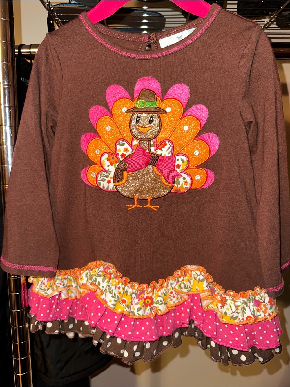 Rare Editions Turkey Long Sleeve Shirt